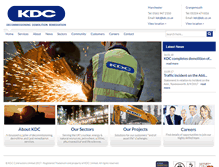 Tablet Screenshot of kdc.co.uk